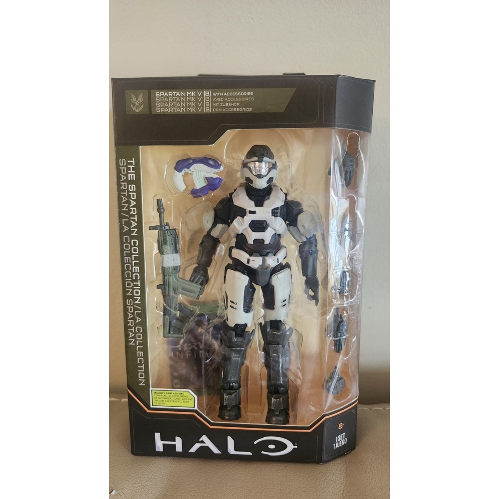 Jazwares Halo Infinite The‎ Spartan Collection Mark V B White Action Figure